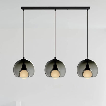 CozyNest - Elegant Black and Gold Pendant Light