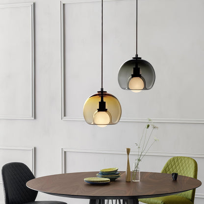CozyNest - Elegant Black and Gold Pendant Light
