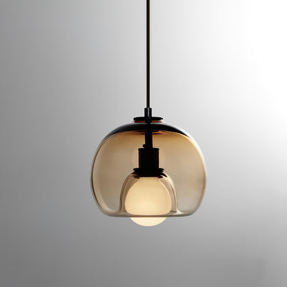 CozyNest - Elegant Black and Gold Pendant Light