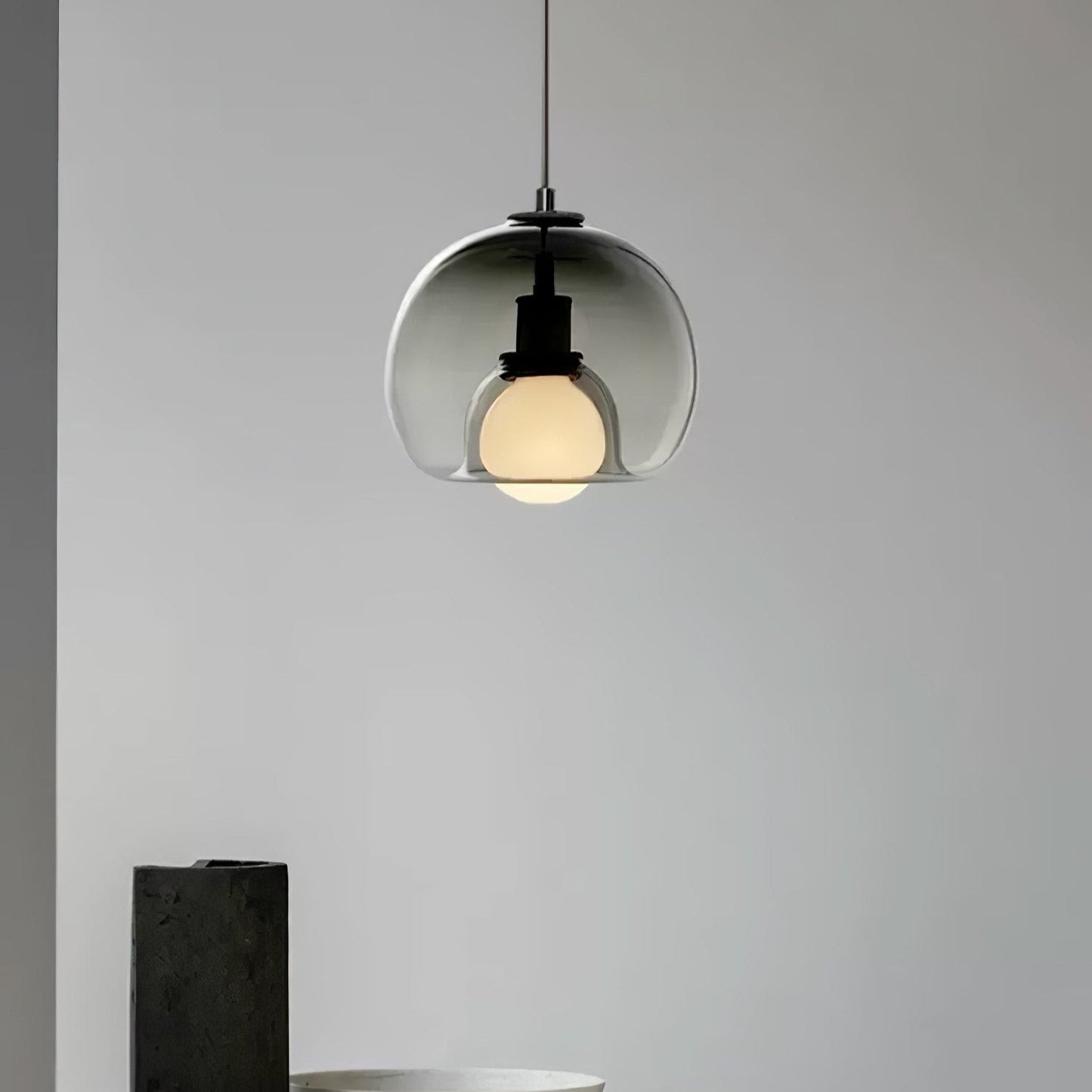 CozyNest - Elegant Black and Gold Pendant Light