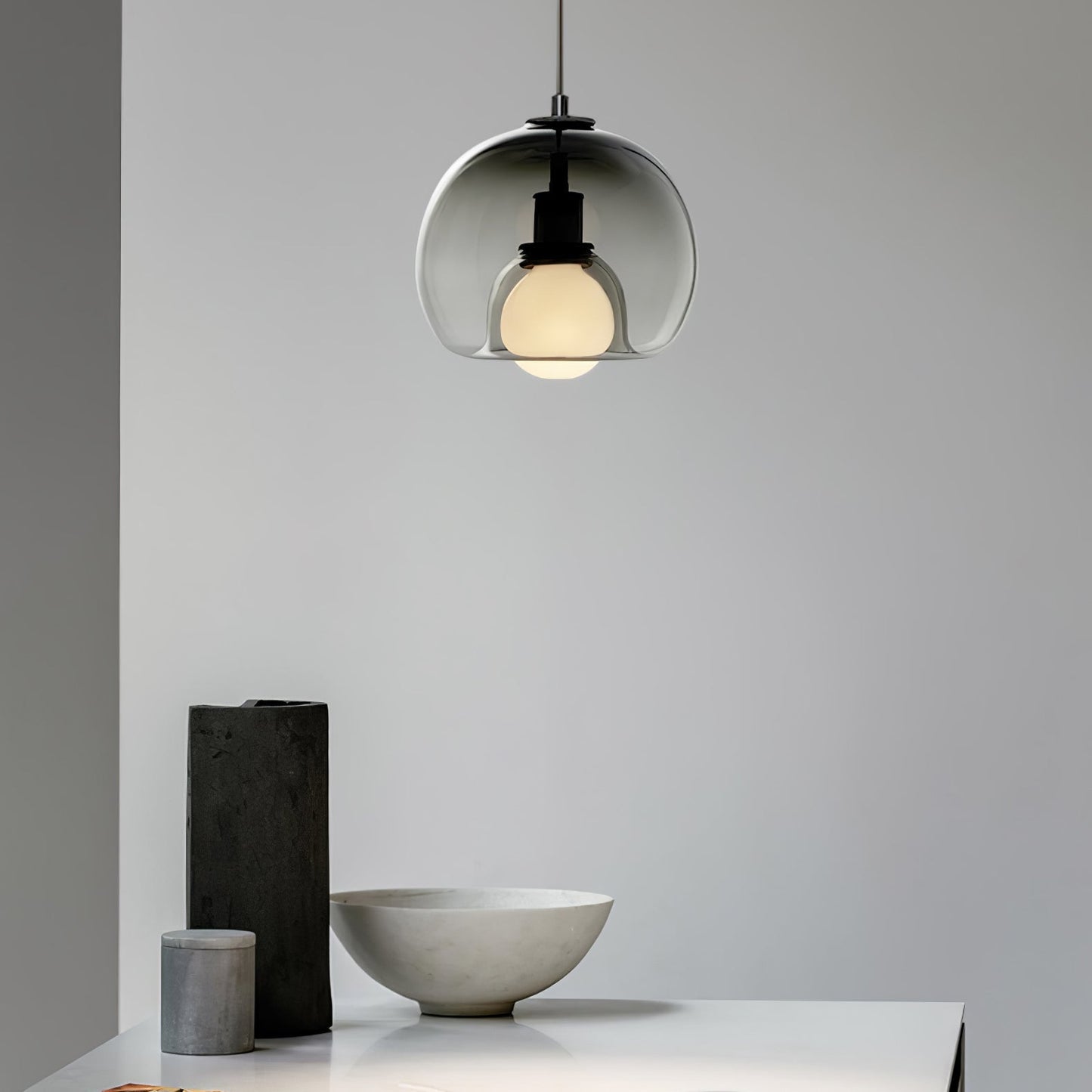 CozyNest - Elegant Black and Gold Pendant Light