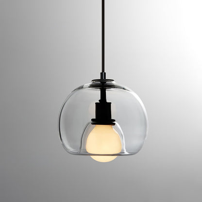 CozyNest - Elegant Black and Gold Pendant Light