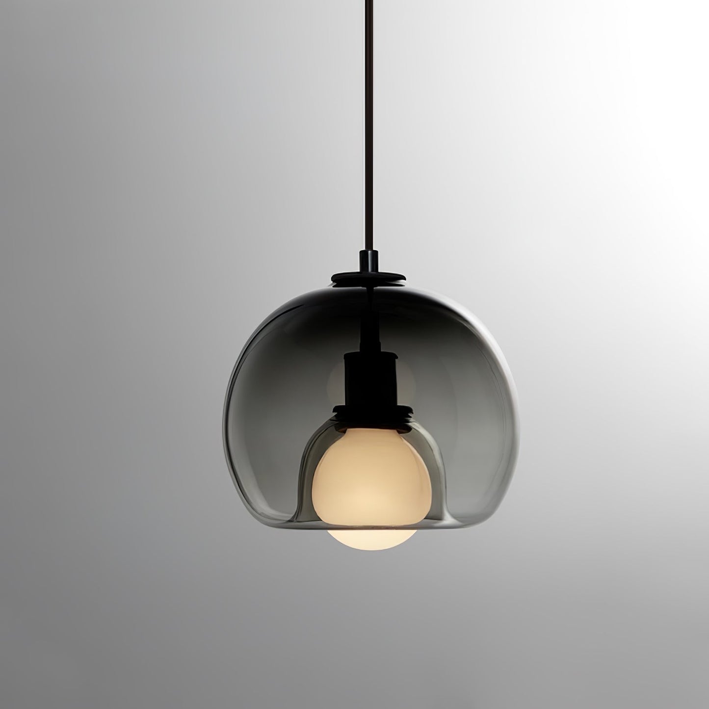 CozyNest - Elegant Black and Gold Pendant Light