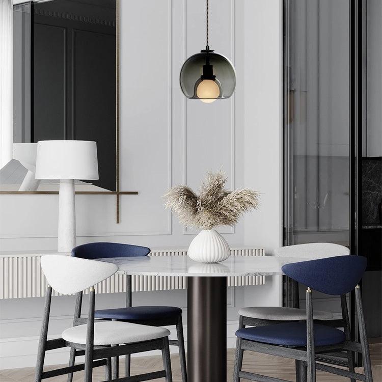 CozyNest - Elegant Black and Gold Pendant Light