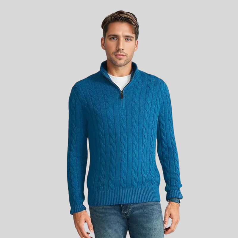 Eliot – Men’s Casual Cable Knit Sweater