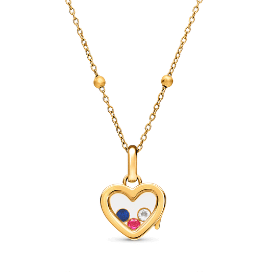 Luma - Floating Birthstone Locket Necklace