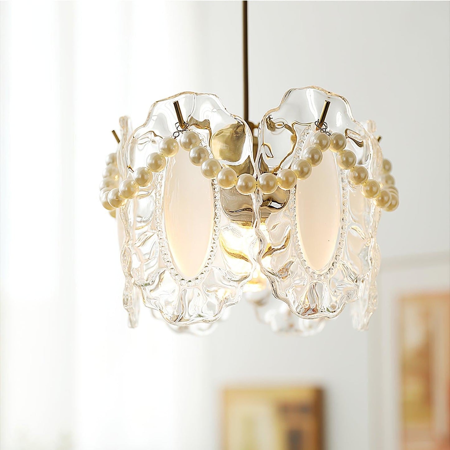Lumiéra - Floral Glass Pendant Light