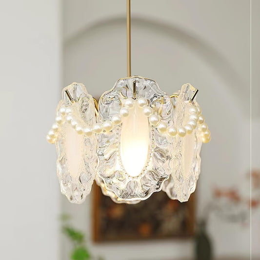 Lumiéra - Floral Glass Pendant Light