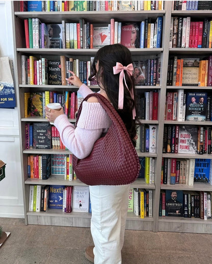 Solaya – Women's Everyday Statement Bag | Wine Red Shoulder Bag