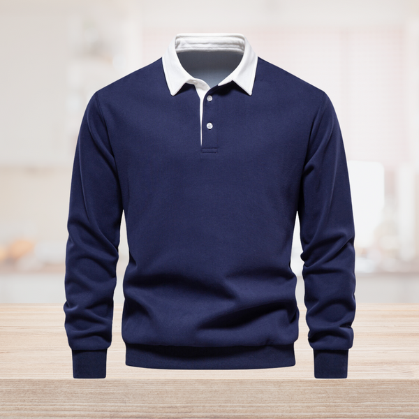 Noah – Casual Long-Sleeve Polo Shirt