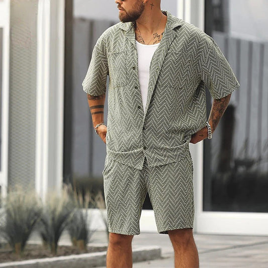 Variant image for Liam - Airy Two-Part Summer Set with Soft Cotton Blend and Relaxed Fit-1