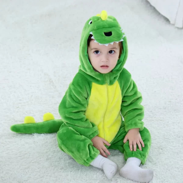 Lalora DinoCuddle – Adorável disfarce de dinossauro bebé para aventuras aconchegantes