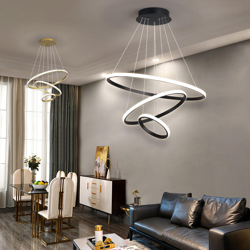 LumiAura - Modern Adjustable Ring Ceiling Light
