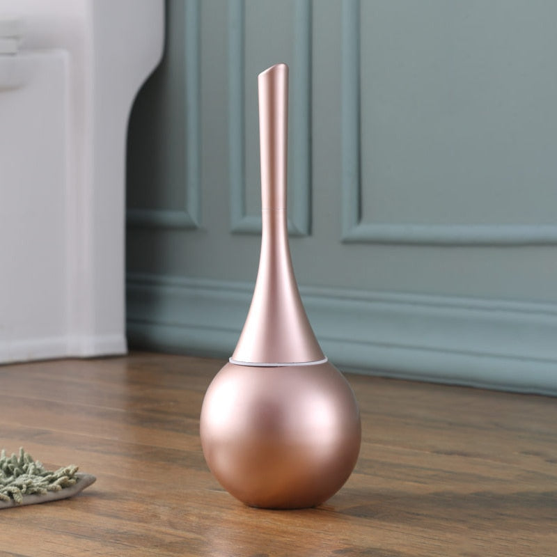 LuxeClean – Sleek Silicone Toilet Brush with Hygienic Design