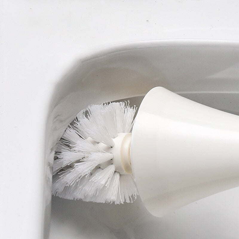 LuxeClean – Sleek Silicone Toilet Brush with Hygienic Design