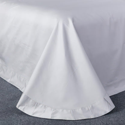 Luxurious Grey Bedding Set - 100% Egyptian Cotton Sheets, 600 Thread Count Duvet Covers-6