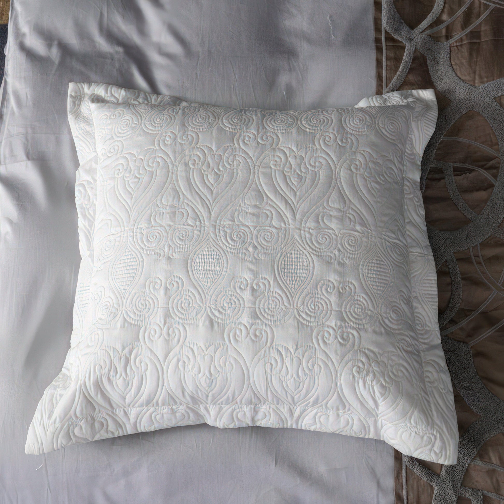 Luxurious Grey Bedding Set - 100% Egyptian Cotton Sheets, 600 Thread Count Duvet Covers-5