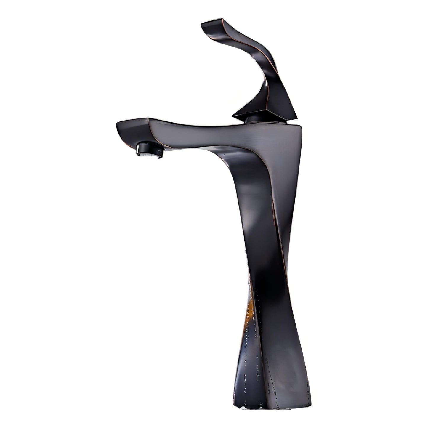 TwistLuxe - Modern Bathroom Faucet with Unique Twisted Design and Single Lever Control-3