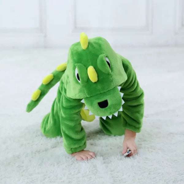 Lalora DinoCuddle – Adorável disfarce de dinossauro bebé para aventuras aconchegantes