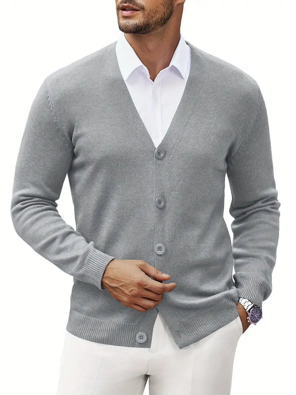 Henry – Men’s Button-Up Cardigan Sweater
