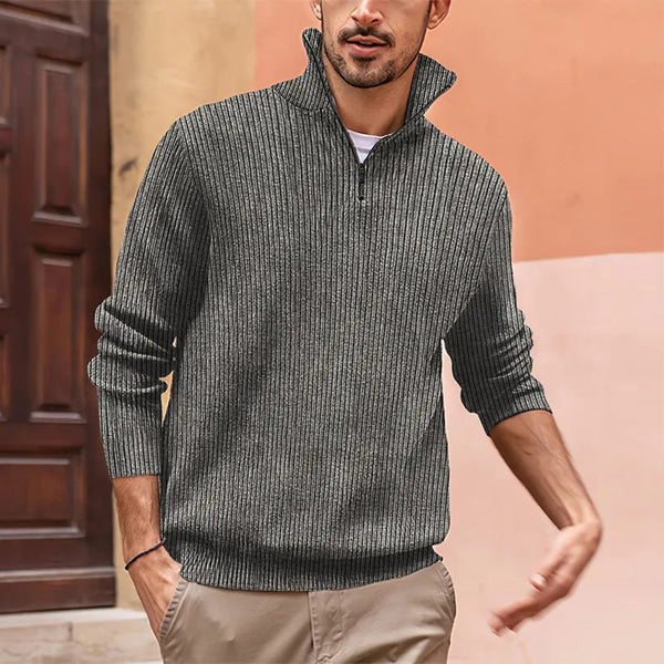 Ronan – Modern Men's Half-Zip Sweater