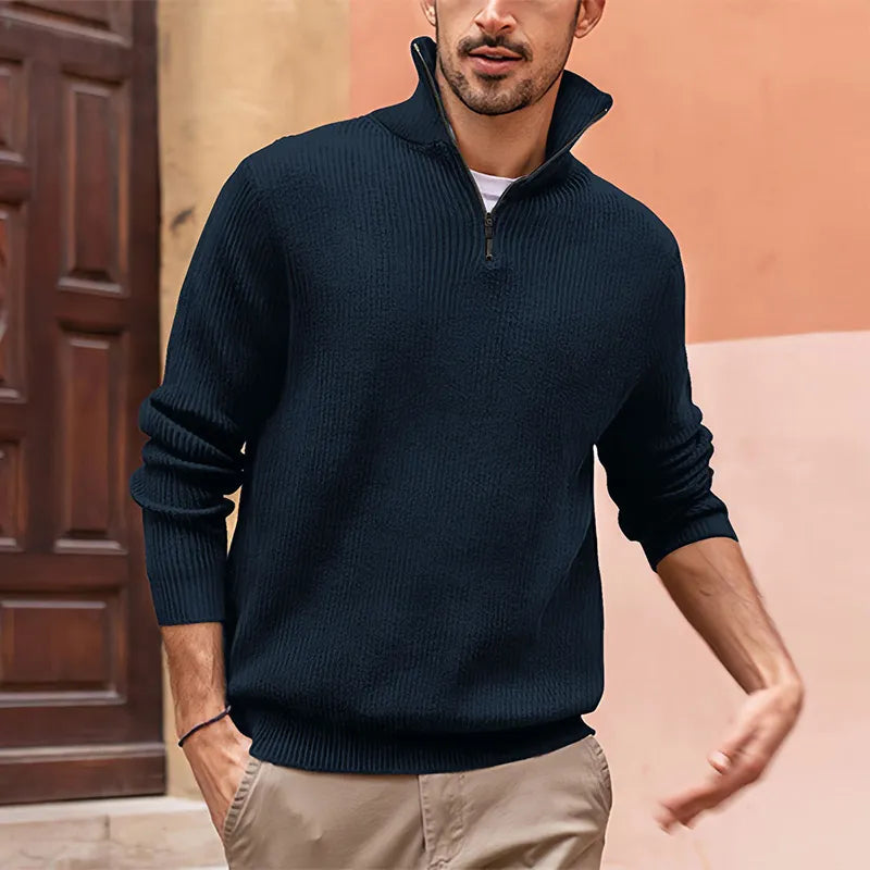 Ronan – Modern Men's Half-Zip Sweater
