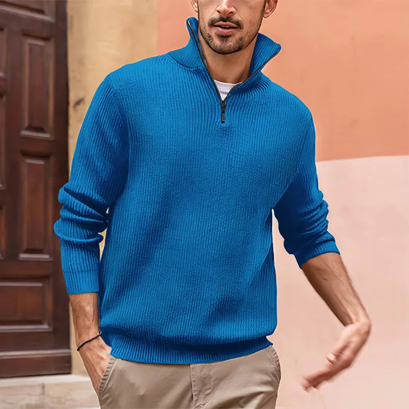 Ronan – Modern Men's Half-Zip Sweater