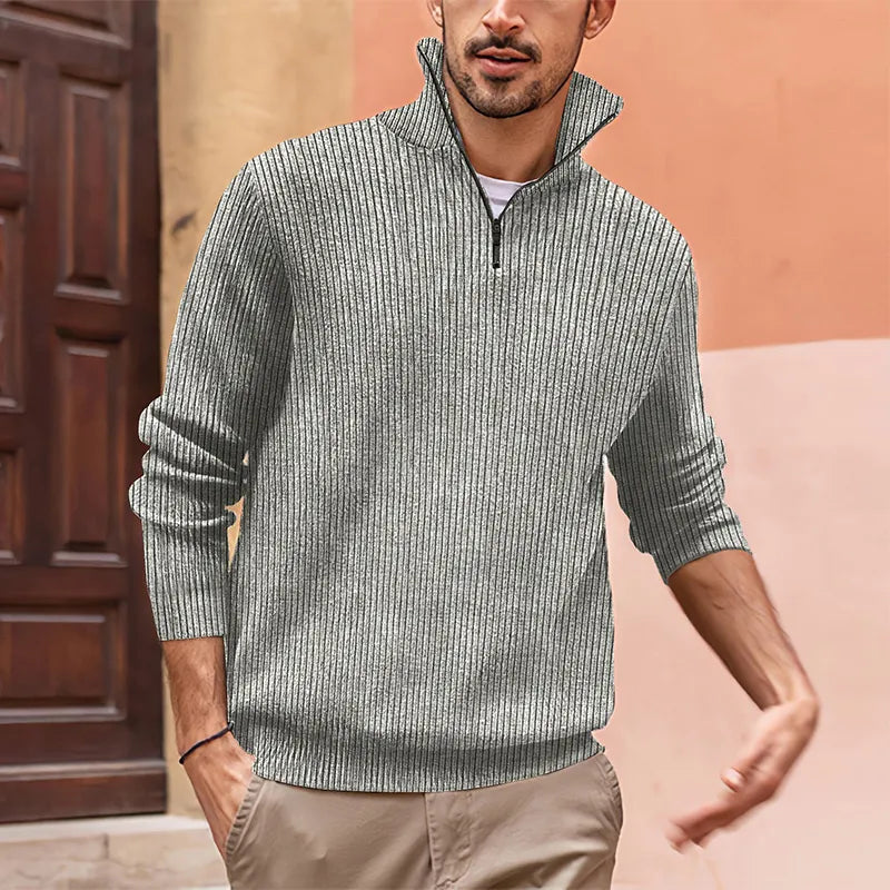 Ronan – Modern Men's Half-Zip Sweater