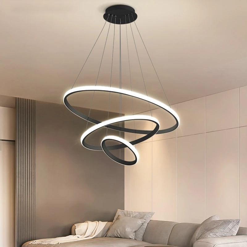 LumiAura - Modern Adjustable Ring Ceiling Light