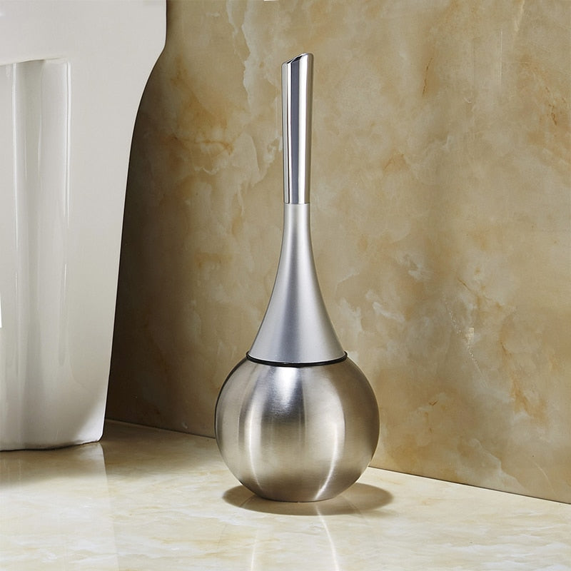 LuxeClean – Sleek Silicone Toilet Brush with Hygienic Design