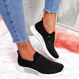 Elara – Casual Velcro Women's Slip-On Sneakers
