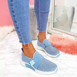 Elara – Casual Velcro Women's Slip-On Sneakers