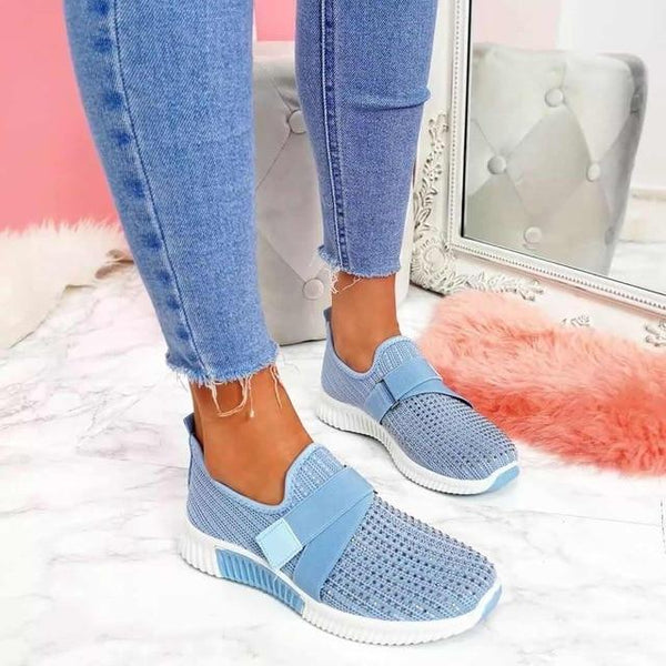 Elara – Casual Velcro Women's Slip-On Sneakers