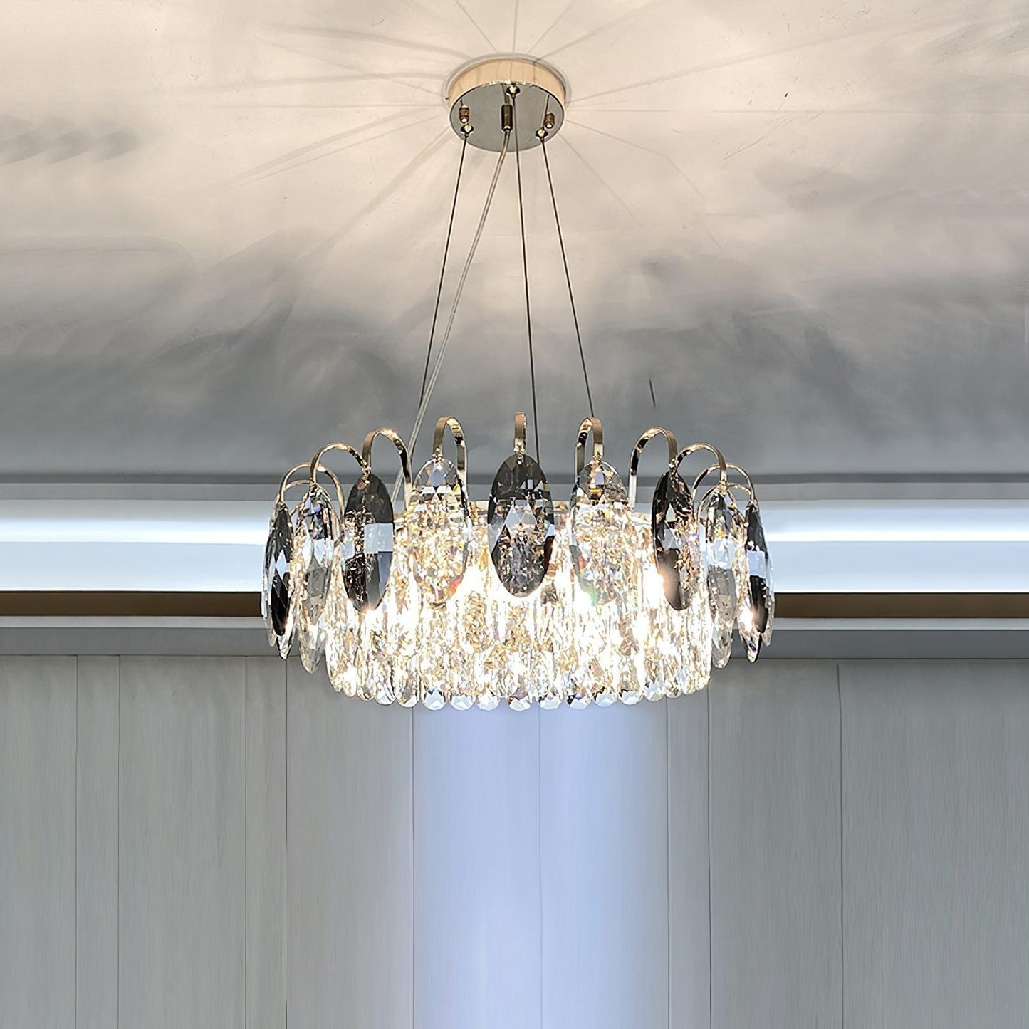 CrystalGlow - Modern K9 Crystal Chandelier