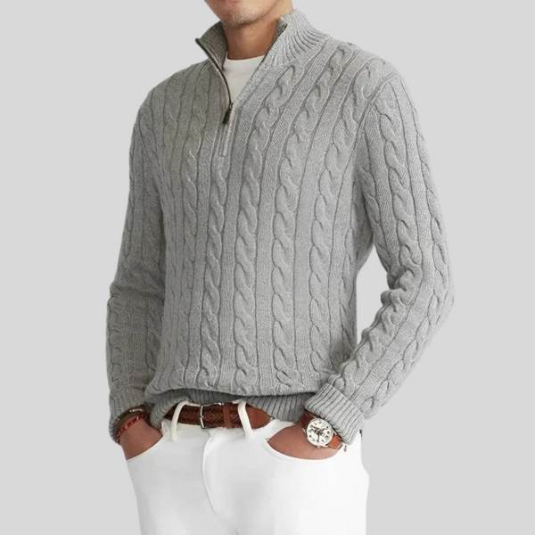 Eliot – Men’s Casual Cable Knit Sweater