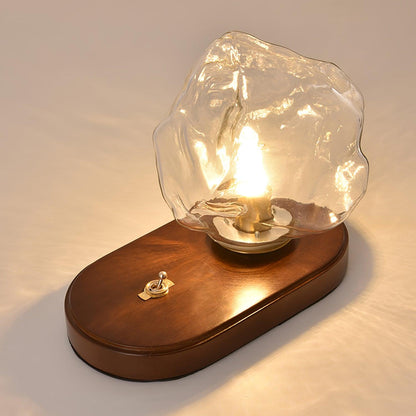 LumaStone - Modern Ice Stone Glass Table Lamp