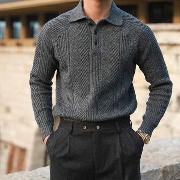 Lennox – Chevron Men's Knit Sweater