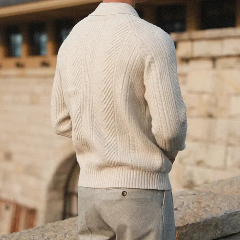 Lennox – Chevron Men's Knit Sweater