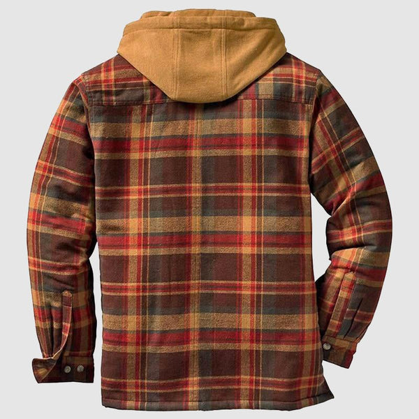 Lennox – Men's Long Hooded Jacket