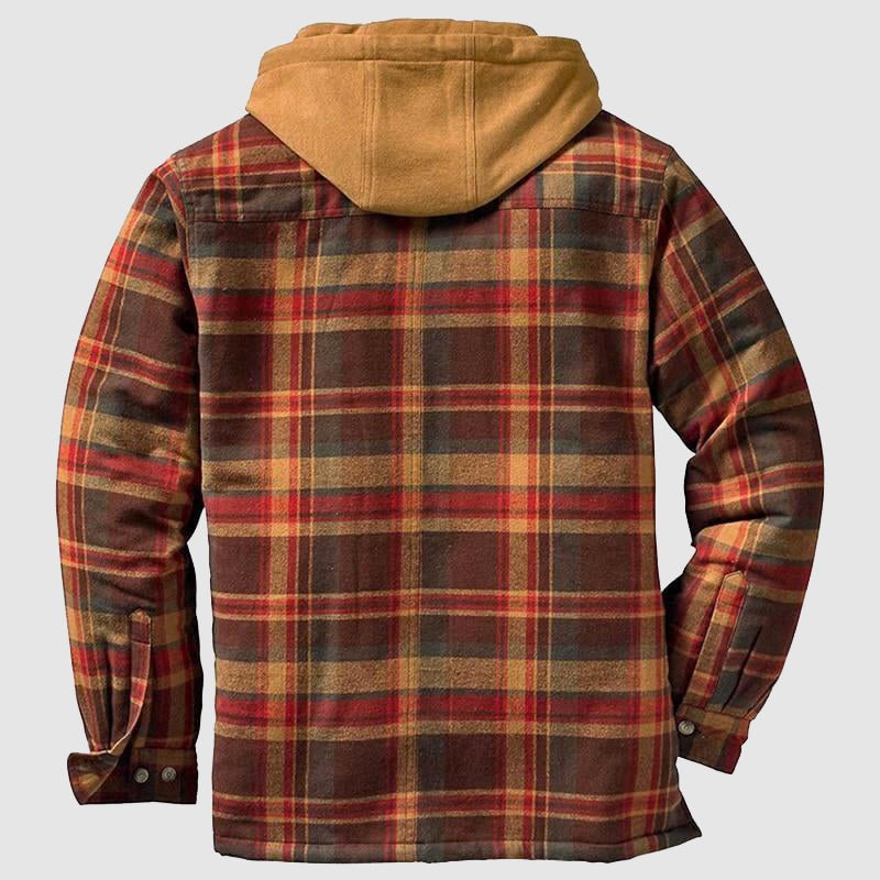 Lennox – Men's Long Hooded Jacket