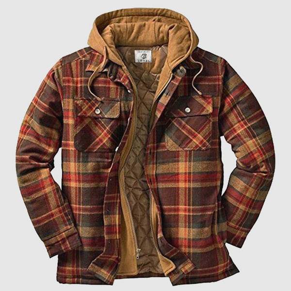 Lennox – Men's Long Hooded Jacket