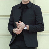 Raven – Men's Lightweight Jacket with Modern Collar