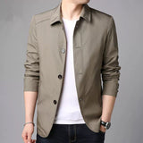 Raven – Men's Lightweight Jacket with Modern Collar
