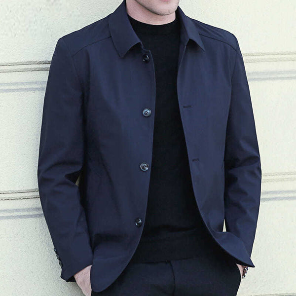Raven – Men's Lightweight Jacket with Modern Collar