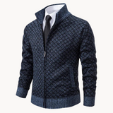 Luca – Men’s Jacquard Knit Turtleneck Sweater
