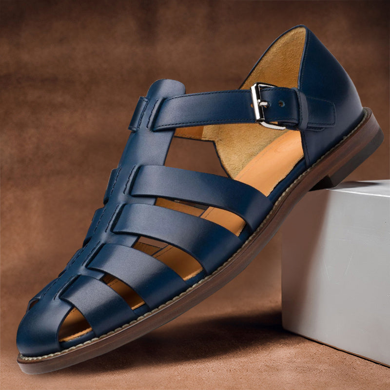 Variant image for Modern Men's Leather Sandals - Stylish & Comfortable for Everyday Wear-40