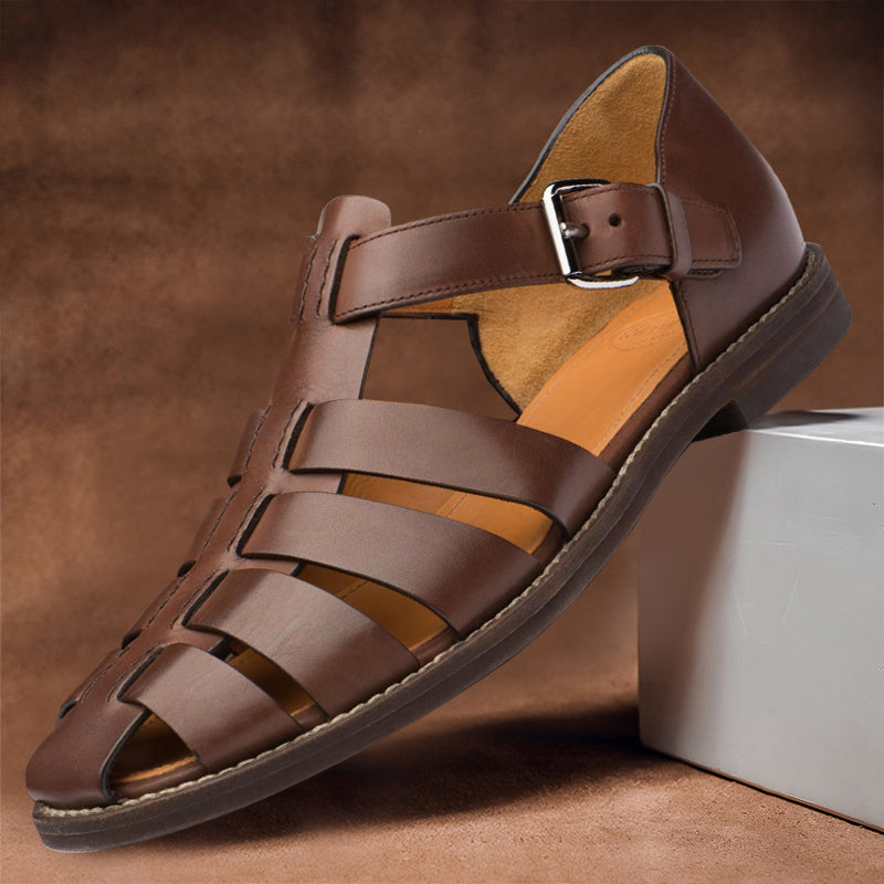 Variant image for Modern Men's Leather Sandals - Stylish & Comfortable for Everyday Wear-27