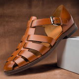 Variant image for Modern Men's Leather Sandals - Stylish & Comfortable for Everyday Wear-14