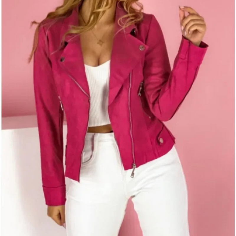 Luna – Casual Turn-Down Women's Collar Jacket