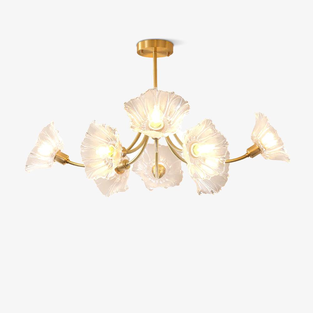 Lumiéra - Kalin Floral Glass Chandelier